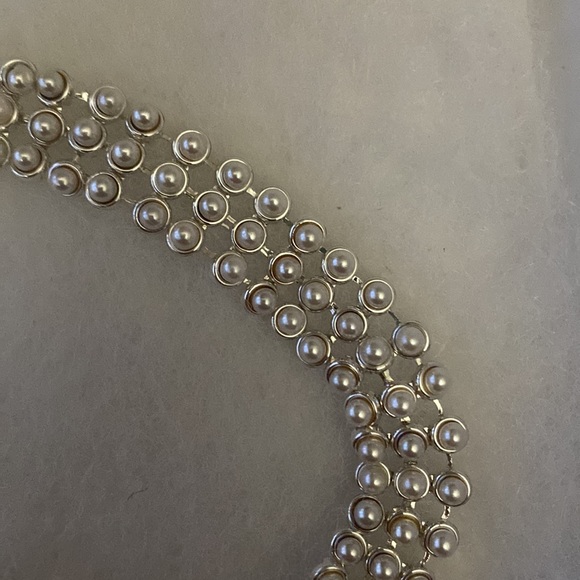Anne Klein Chokers Silver and Pearl NWT - Picture 4 of 4
